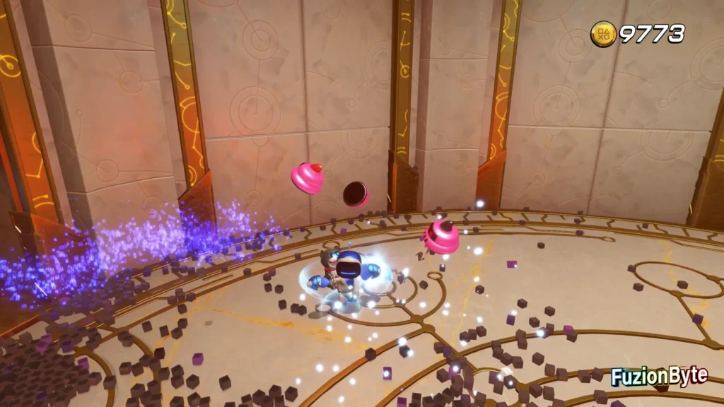 Astro Bot Feather Cluster Djinny of the Lamp Bot locations Bot 5 Spin the Mines off