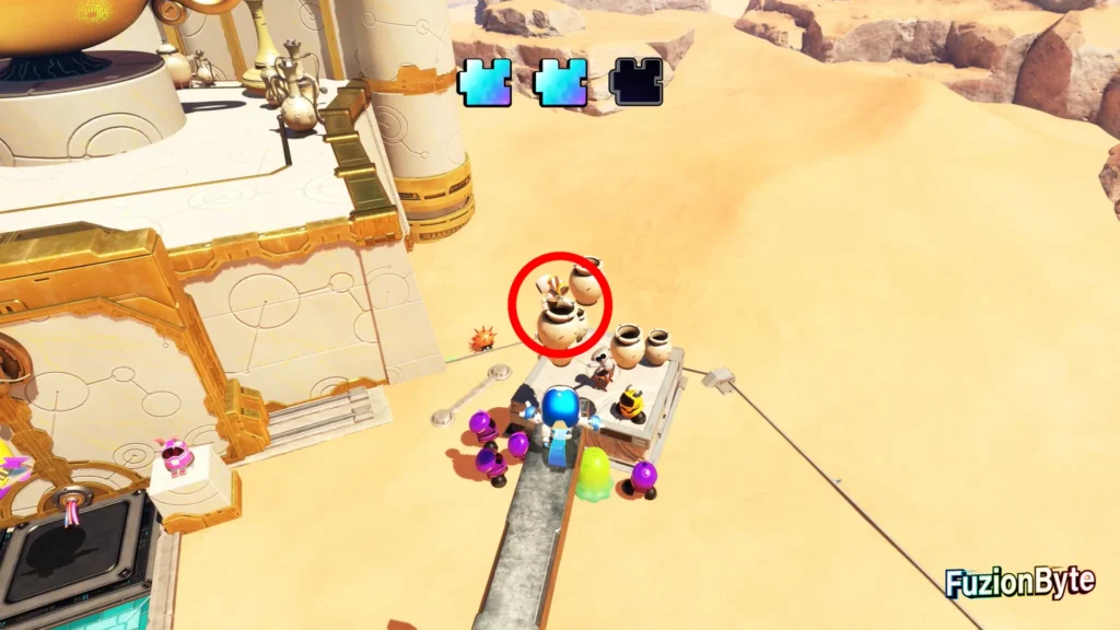 Astro Bot Feather Cluster Djinny of the Lamp Bot locations bot 3 Location