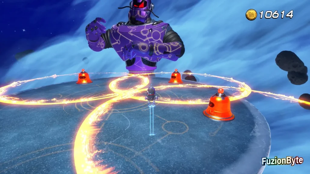 Astro Bot Feather Cluster Djinny's Revenge Bot location Avoid Shockwaves