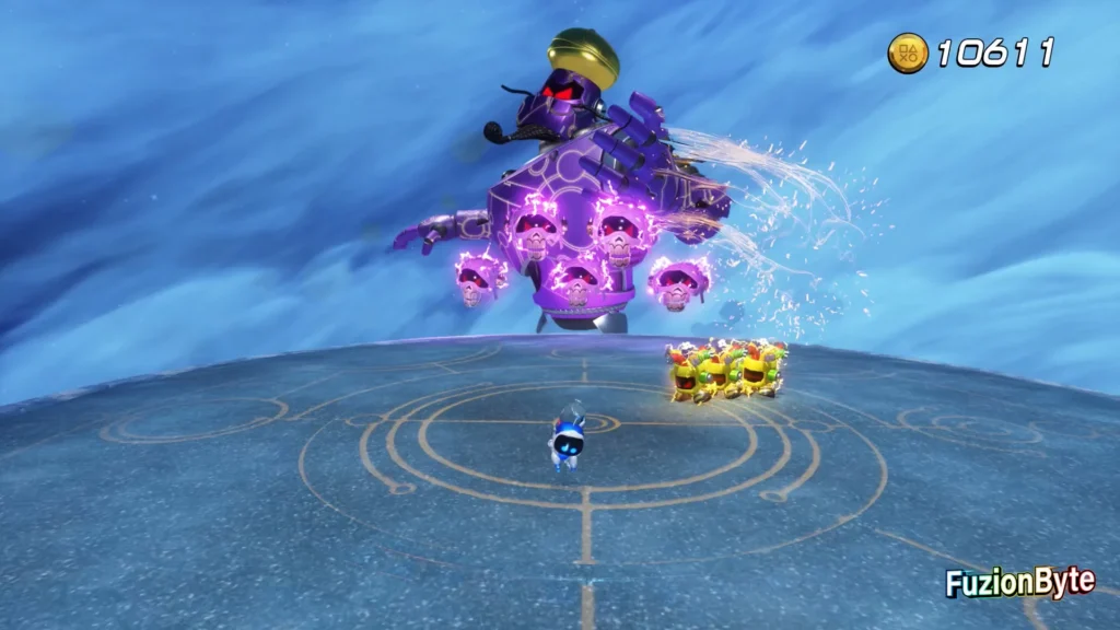 Astro Bot Feather Cluster Djinny's Revenge Bot location Avoid second volley