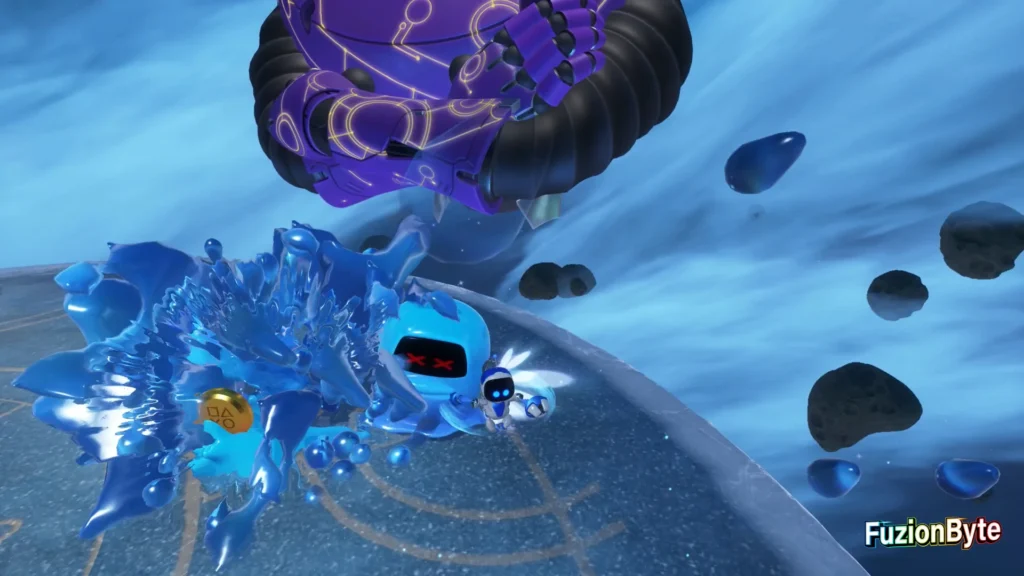 Astro Bot Feather Cluster Djinny's Revenge Bot location Smash the Slimes