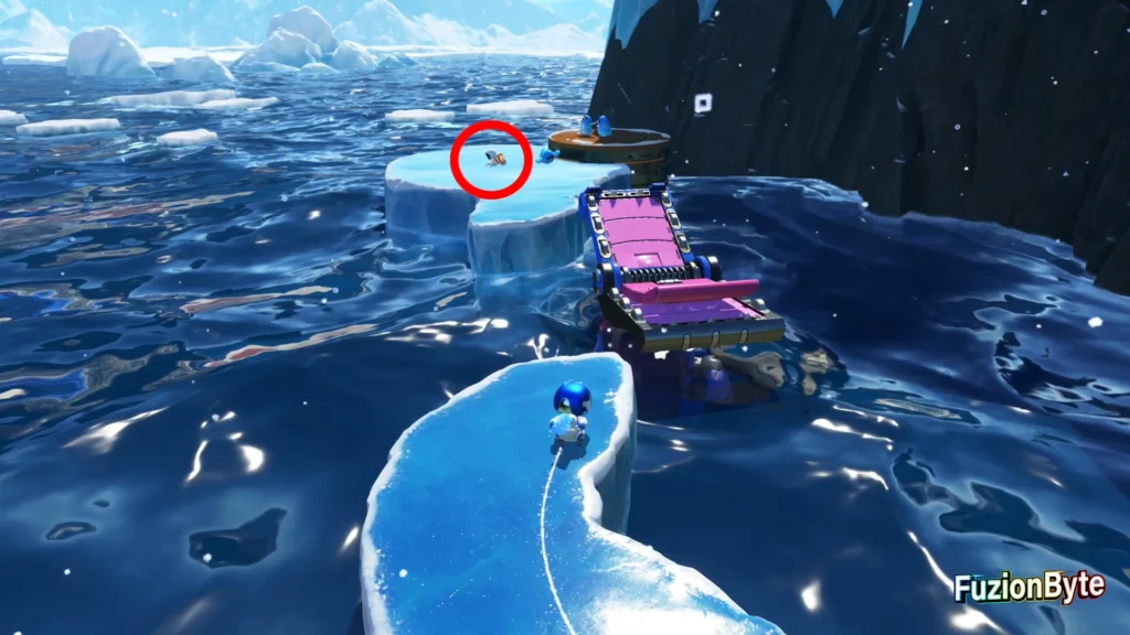 Astro Bot Feather Cluster Frozen Meal Bot 2 Location