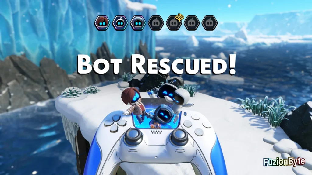 Astro Bot Feather Cluster Frozen Meal Bot 3, Patriotic Porter Rescued