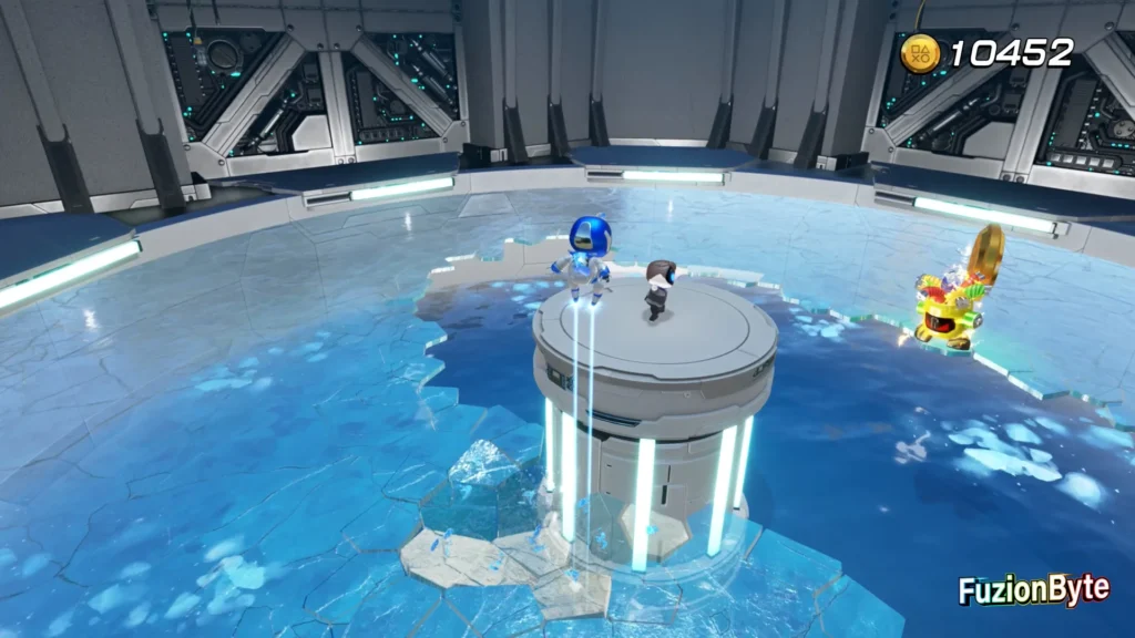 Astro Bot Feather Cluster Frozen Meal Bot 5, Deviant Hunter Drop central platform