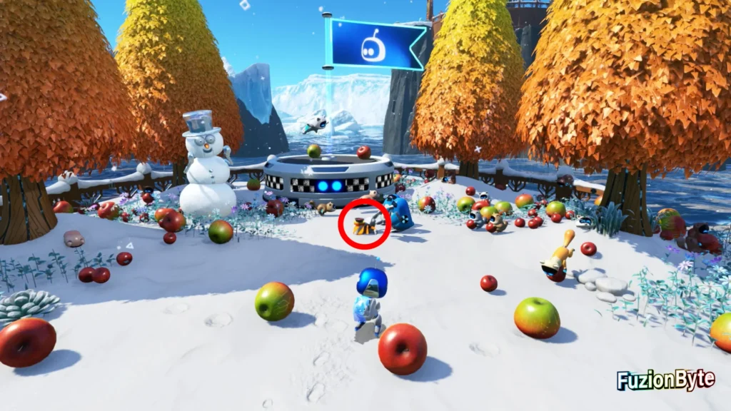 Astro Bot Feather Cluster Frozen Meal Bot 7 Location