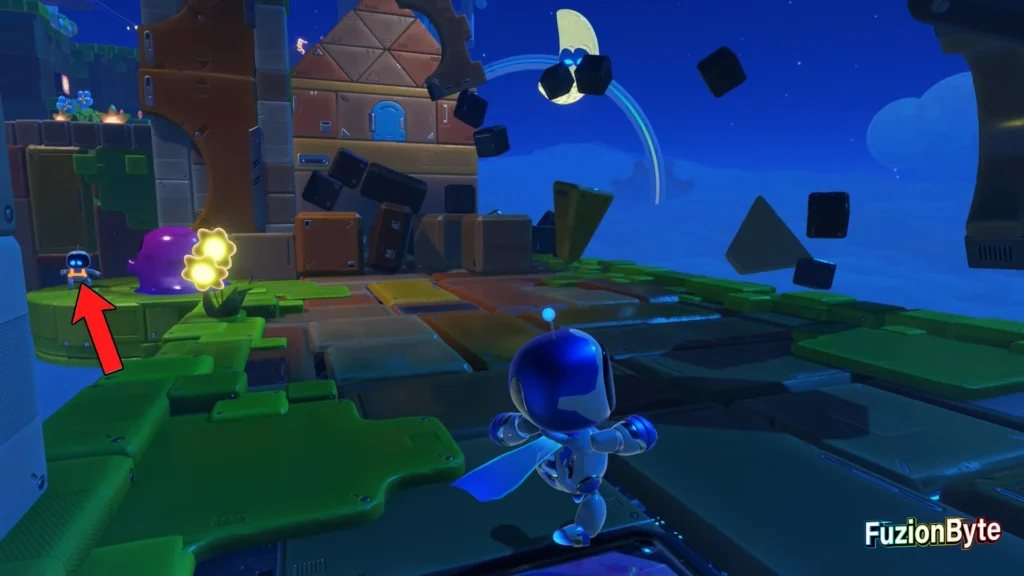 Astro Bot Feather Cluster Luna Sola Bot Locations Bot 2 Location