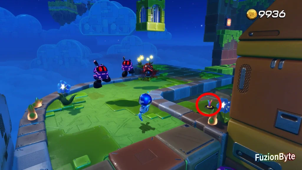 Astro Bot Feather Cluster Luna Sola Bot Locations Bot 3 Papercraft Postie Pull wires