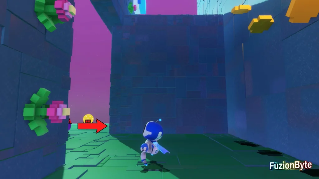 Astro Bot Feather Cluster Luna Sola Bot Locations Bot 7, Knitted Kid Go right