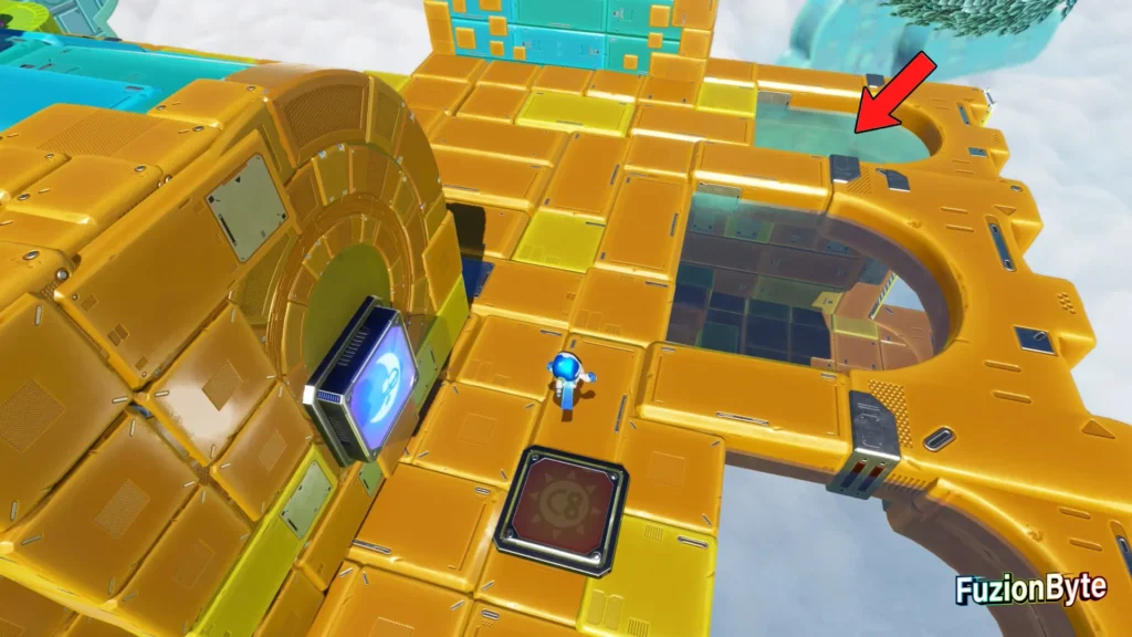 Astro Bot Feather Cluster Luna Sola Bot Locations Bot 7, Knitted Kid Smash through the window