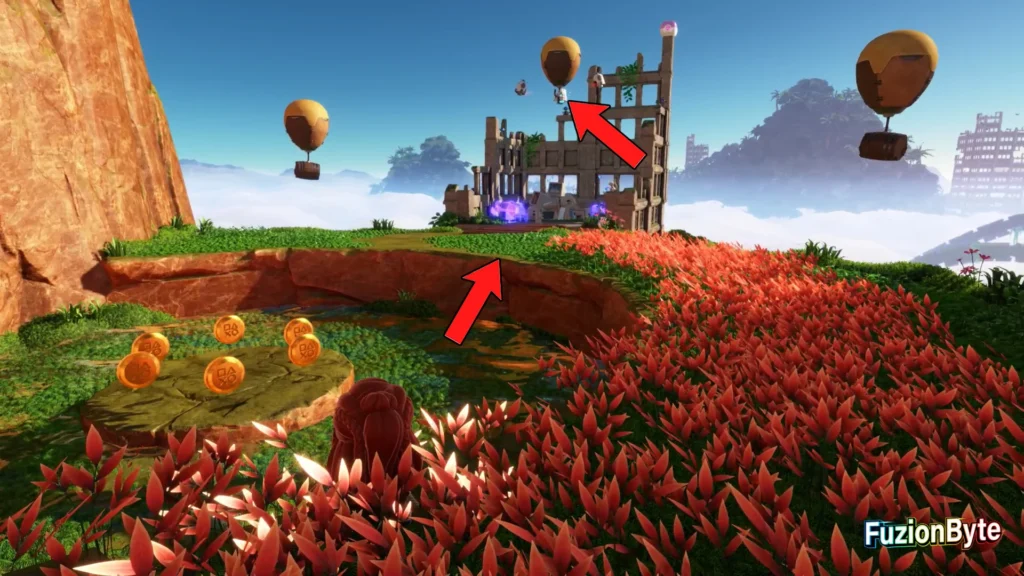 Astro Bot Feather Cluster Machine Learning Bot locations Bot 2, Security Scooter Go right and shoot the balloon