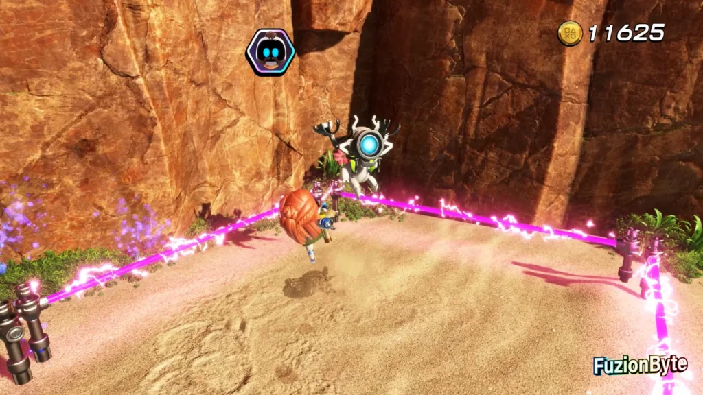 Astro Bot Feather Cluster Machine Learning Bot locations Bot 4, Grass Guzzler Bot Rescued