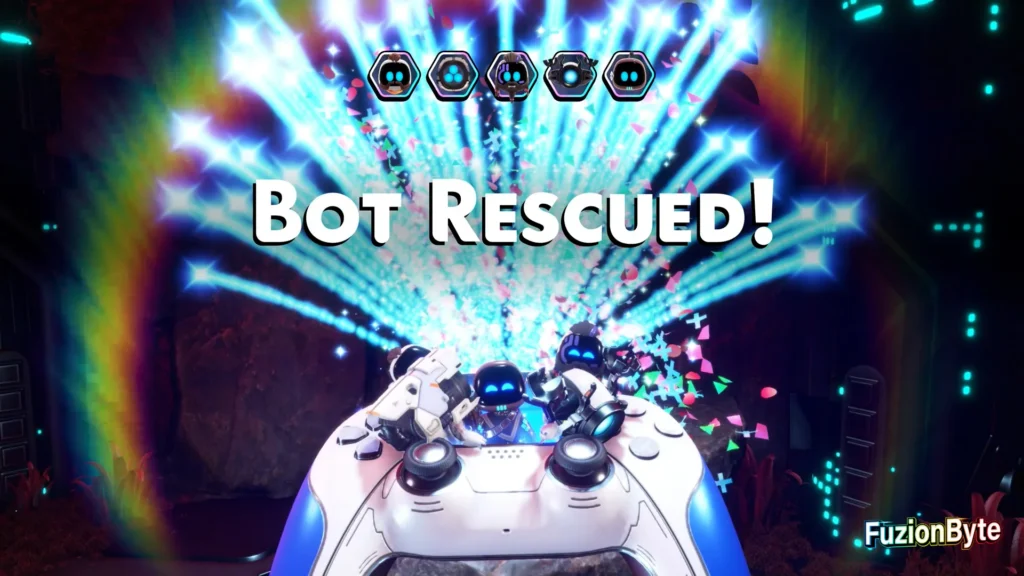 Astro Bot Feather Cluster Machine Learning Bot locations Bot 5 Cherished Wanderer Bot Rescued