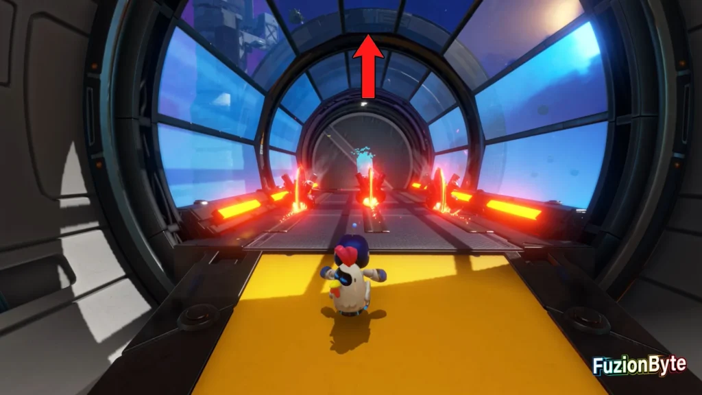 Astro Bot Feather Cluster Orbital Blitz Bot locations Bot 5, Future Racer Chicken Boost through the roof