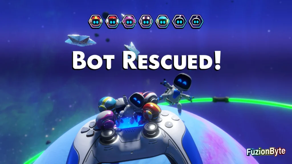 Astro Bot Feather Cluster Orbital Blitz Bot locations Bot 6 Rescued