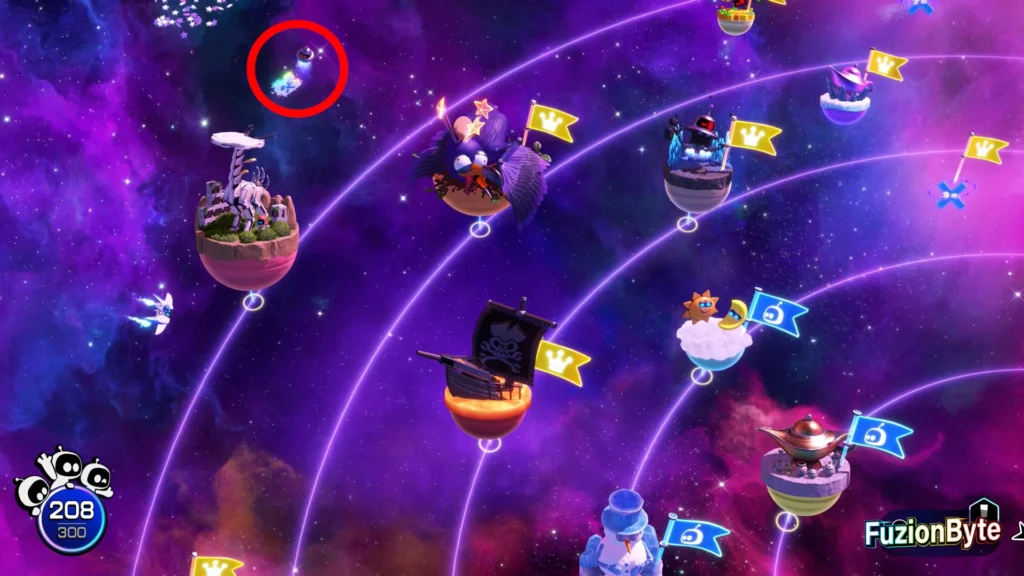 Astro Bot Feather Cluster Puzzle Piece Feather Cluster Map Chase the UFO