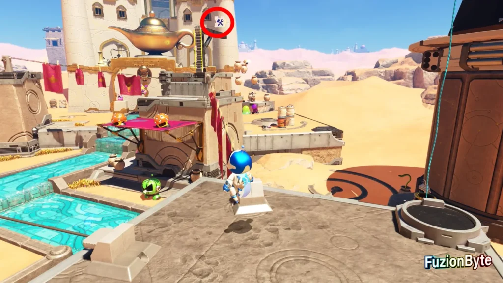 Astro Bot Feather Cluster Puzzle Pieces Djinny of the Lamp Puzzle Piece 2 Location