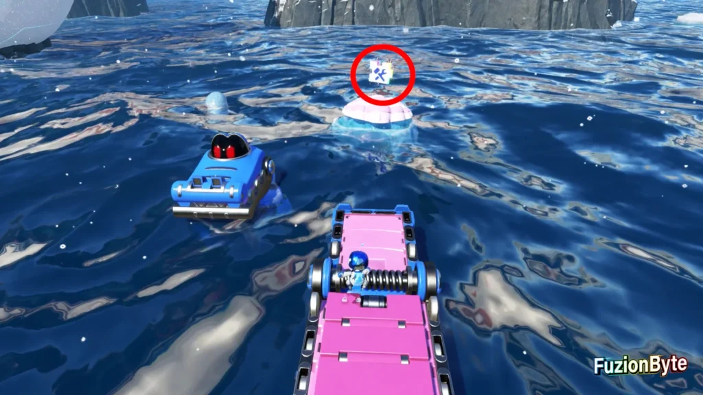 Astro Bot Feather Cluster Puzzle Pieces Frozen Meal Puzzle Piece 2 Jump across the Crocodile mouths