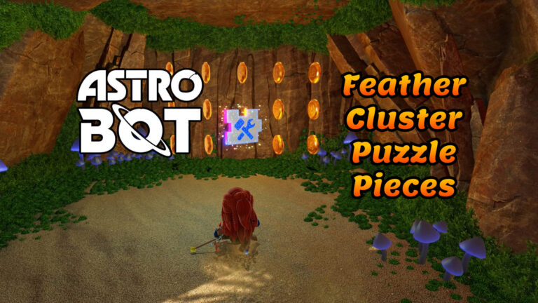 Astro Bot Feather Cluster Puzzle Pieces Image