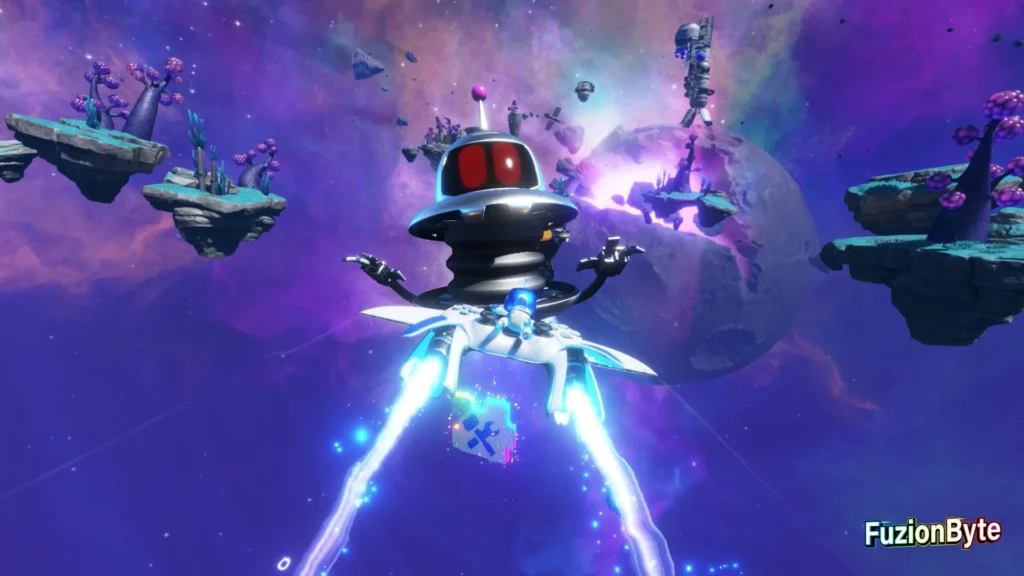 Astro Bot Feather Cluster Puzzle Pieces Orbital Blitz Puzzle Piece 1 Hit the UFO