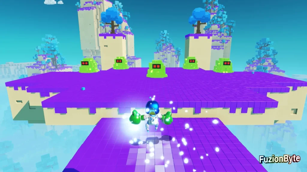 Astro Bot Feather Cluster Retro Rampage 5 Bot location take out the Slimes