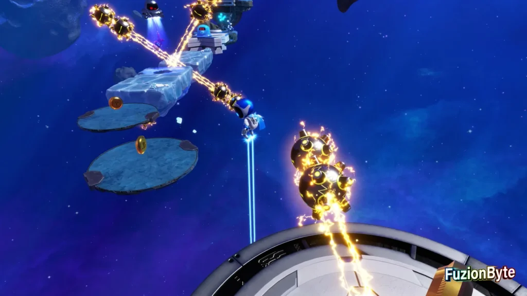 Astro Bot Feather Cluster Shocking Behaviour Bot location Be fast