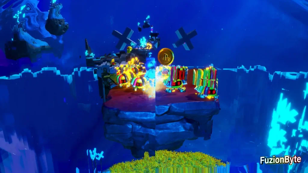 Astro Bot Feather Cluster Slowdown Showdown Bot location Throw the time capsule