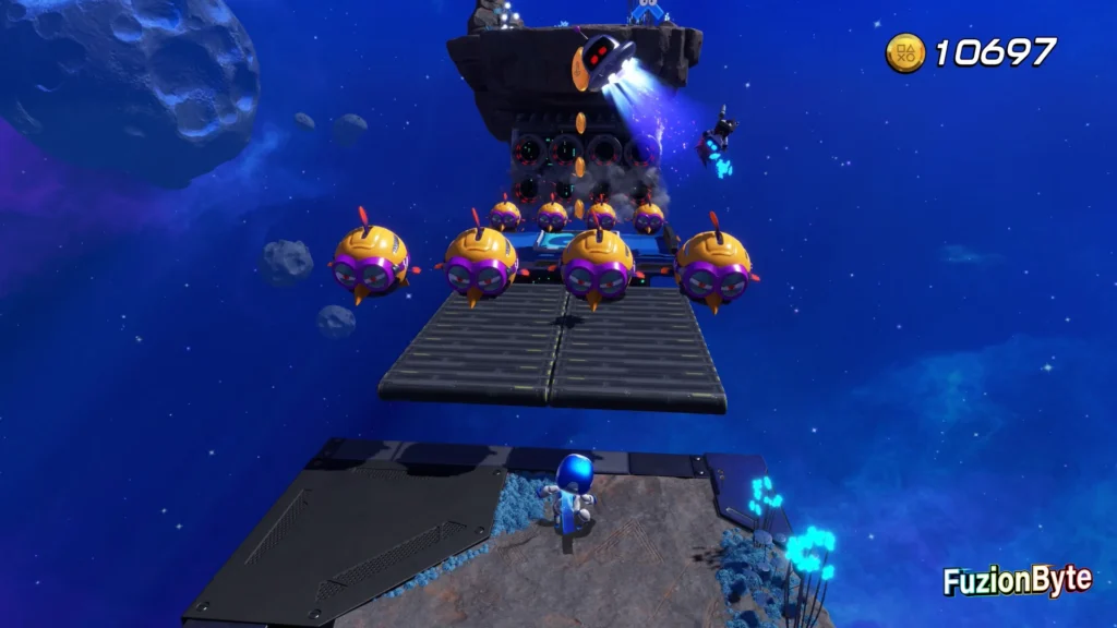 Astro Bot Feather Cluster To The Beat Bot Location Stay low