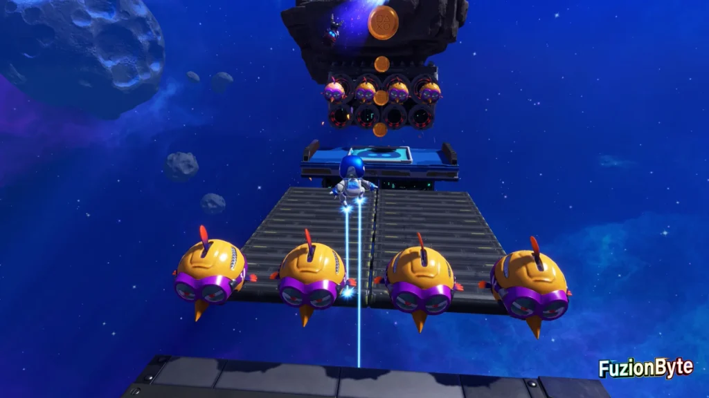 Astro Bot Feather Cluster To The Beat Bot Location jump high