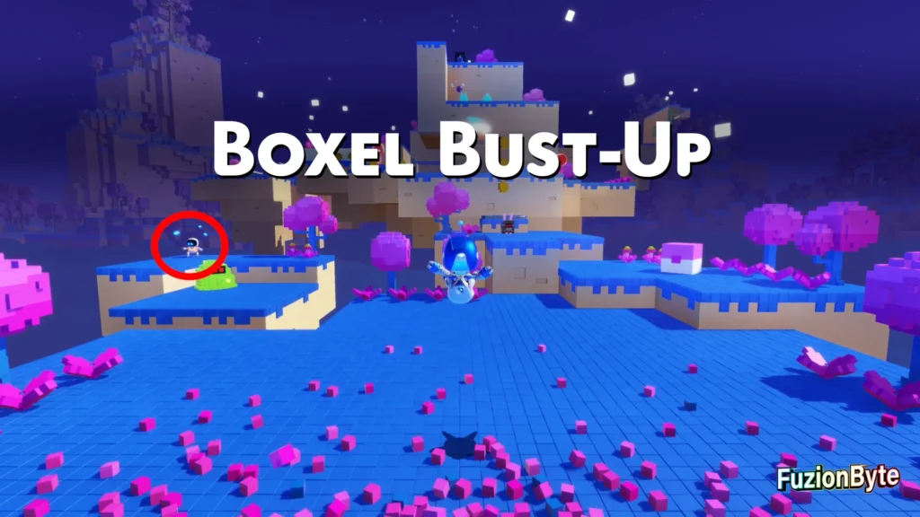 Astro Bot Lost Galaxy Bot Locations Boxel Bust-Up Bot 1 Location