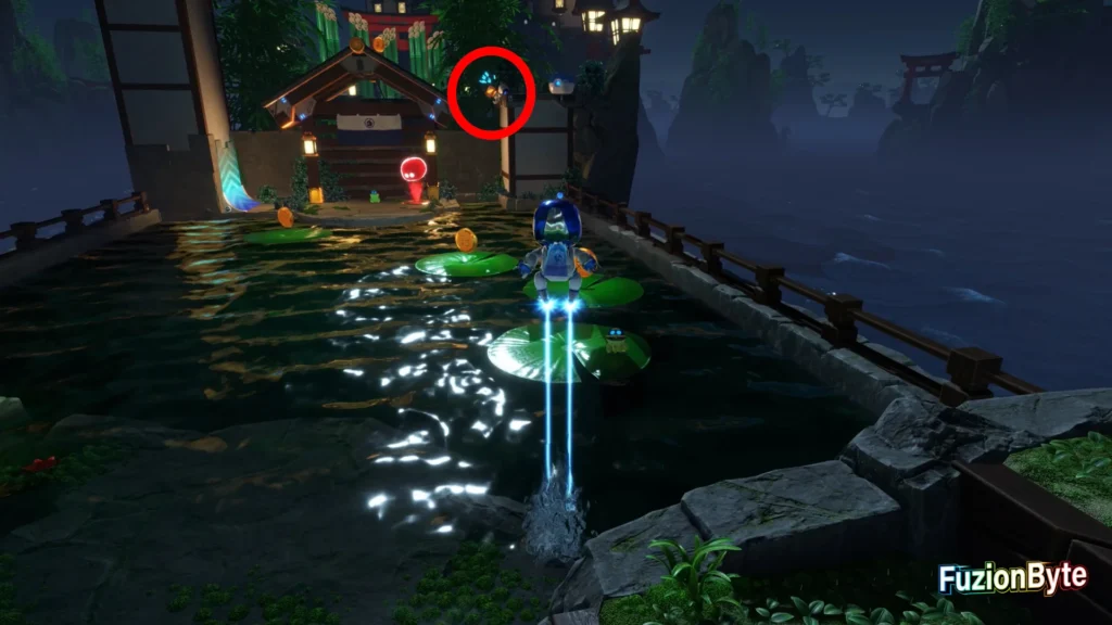Astro Bot Lost Galaxy Danger Dojo Bot locations Bot 1 Location