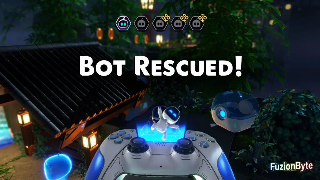 Astro Bot Lost Galaxy Danger Dojo Bot locations Bot 1 Rescued