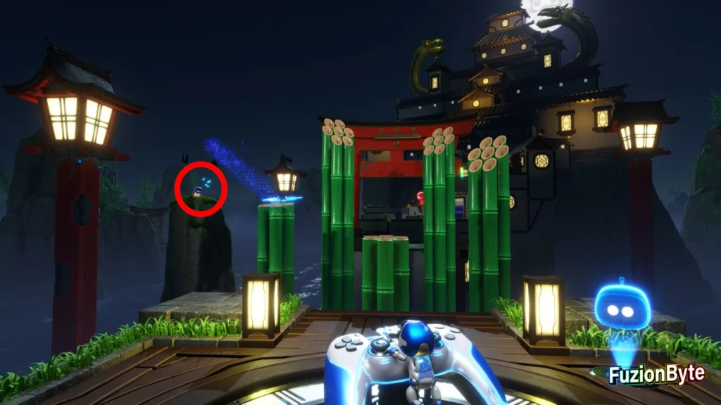 Astro Bot Lost Galaxy Danger Dojo Bot locations Bot 2 Location