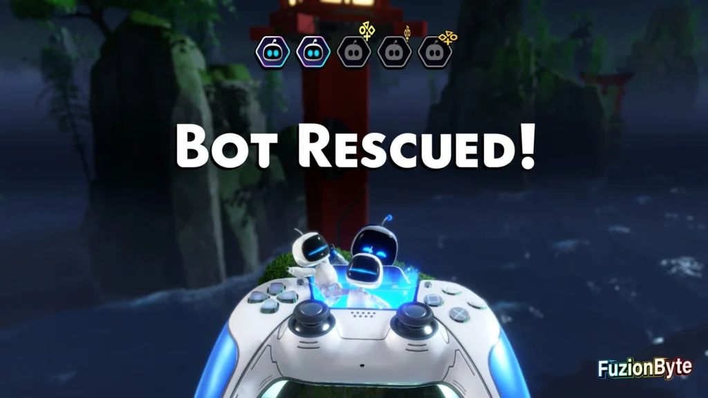Astro Bot Lost Galaxy Danger Dojo Bot locations Bot 2 Rescued