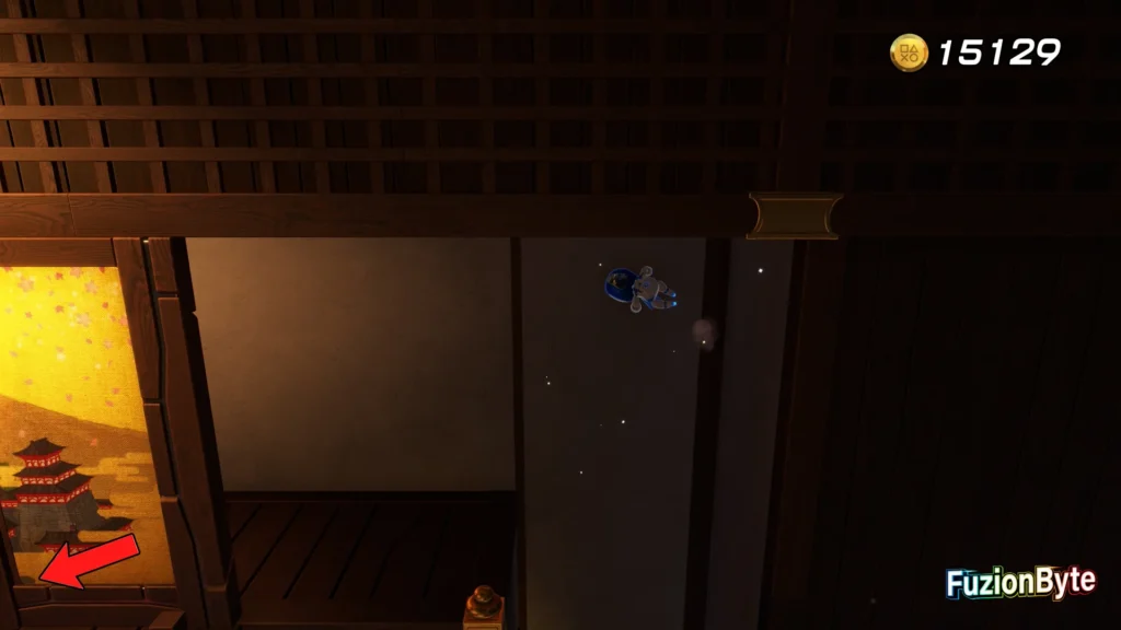 Astro Bot Lost Galaxy Danger Dojo Bot locations Bot 3, Western Warrior Jump off the wall and go through the secret door