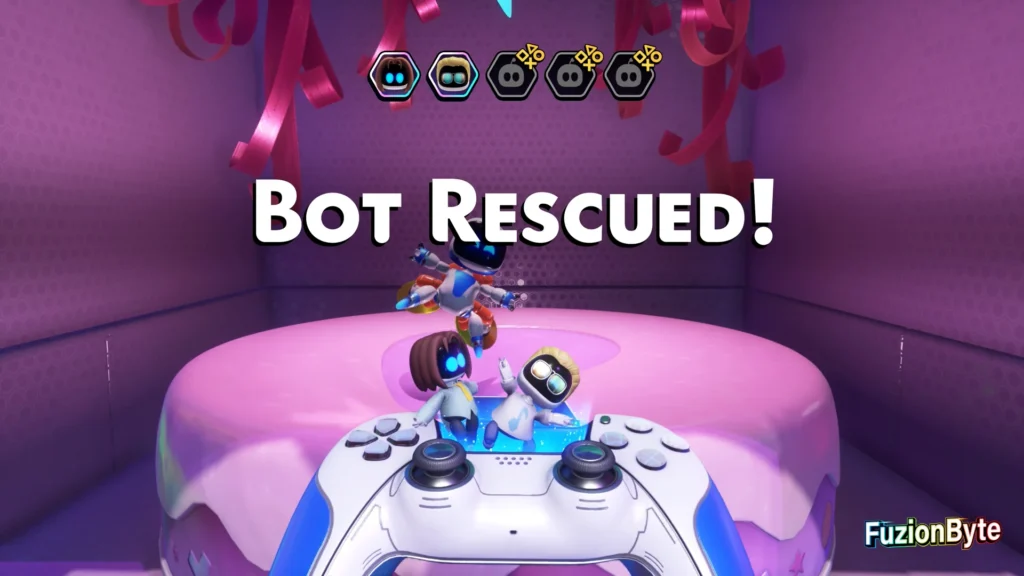 Astro Bot Lost Galaxy Final Encore Bot locations Bot 2, Spirited Crooner Rescued