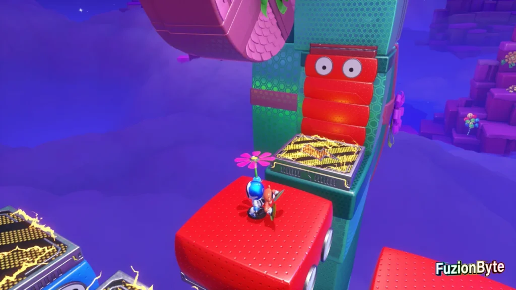 Astro Bot Lost Galaxy Final Encore Bot locations Bot 3, Clumsy Bean Get the Flower