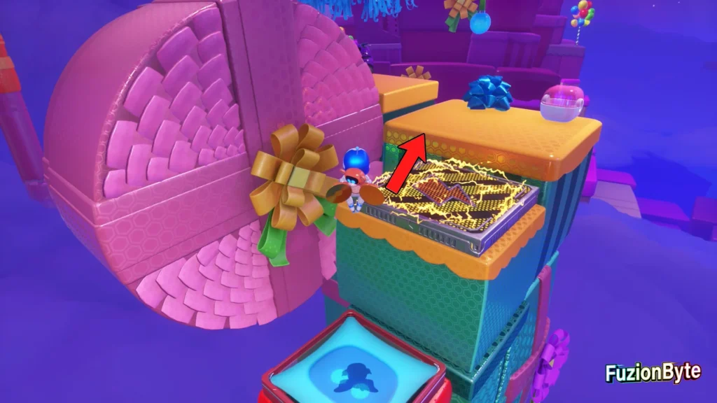 Astro Bot Lost Galaxy Final Encore Bot locations Bot 3, Clumsy Bean Rocket Boot across