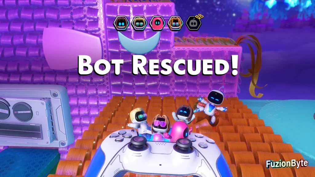 Astro Bot Lost Galaxy Final Encore Bot locations Bot 4, Amateur Vocalist Rescued