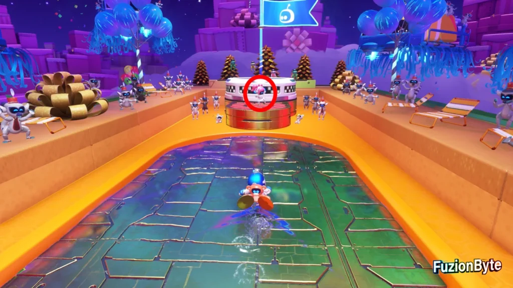 Astro Bot Lost Galaxy Final Encore Bot locations Bot 5, Groovy Reporter Location