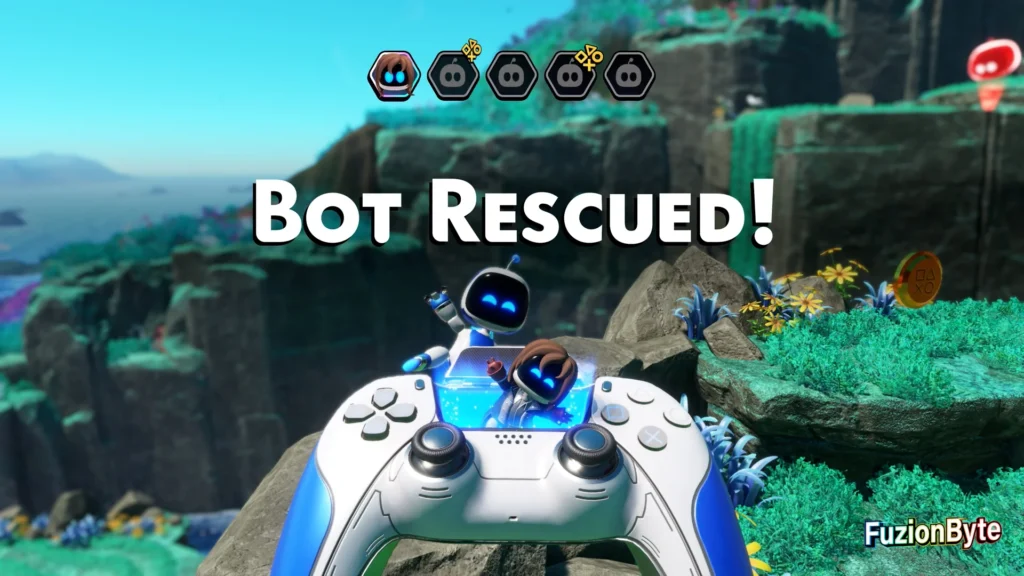 Astro Bot Lost Galaxy Funky Fungi Bot locations Bot 1, Vampire Killer Rescued