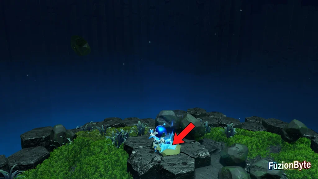 Astro Bot Lost Galaxy Funky Fungi Bot locations Bot 4, Dandy Dhampir Burrow Down