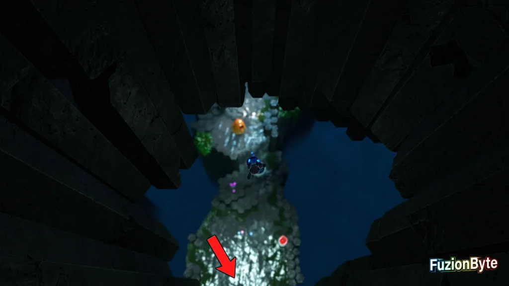 Astro Bot Lost Galaxy Funky Fungi Bot locations Bot 4, Dandy Dhampir Drop down and turn around