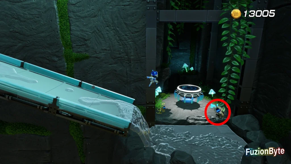 Astro Bot Lost Galaxy Funky Fungi Bot locations Bot 4, Dandy Dhampir Location