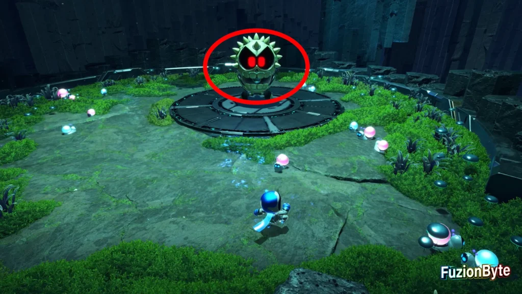 Astro Bot Lost Galaxy Funky Fungi Bot locations Bot 5 Defeat the Elite