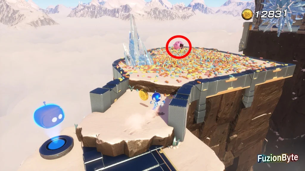 Astro Bot Lost Galaxy Funky Fungi Bot locations Grab the Pig