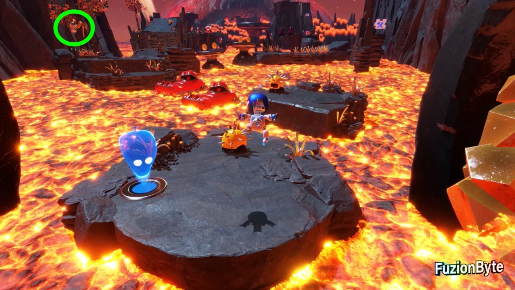 Astro Bot Lost Galaxy Furnace Fever Bot locations Bot 1 Location