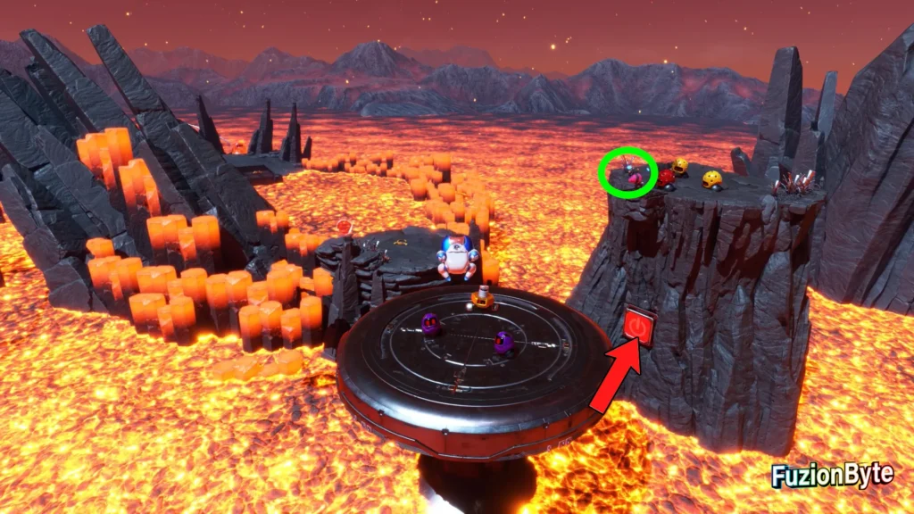 Astro Bot Lost Galaxy Furnace Fever Bot locations Bot 3, Neon Avenger Location