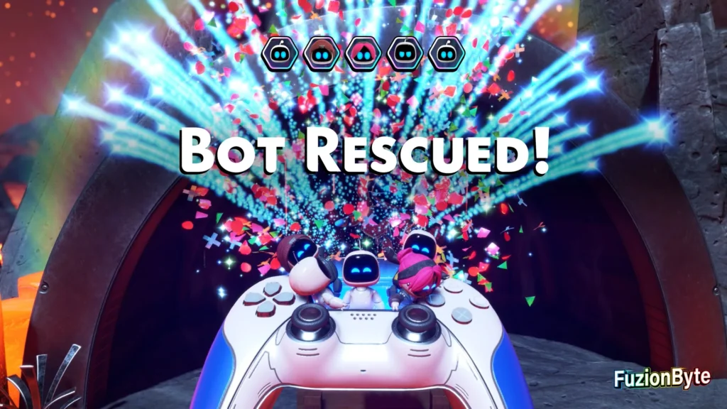 Astro Bot Lost Galaxy Furnace Fever Bot locations Bot 5 Rescued