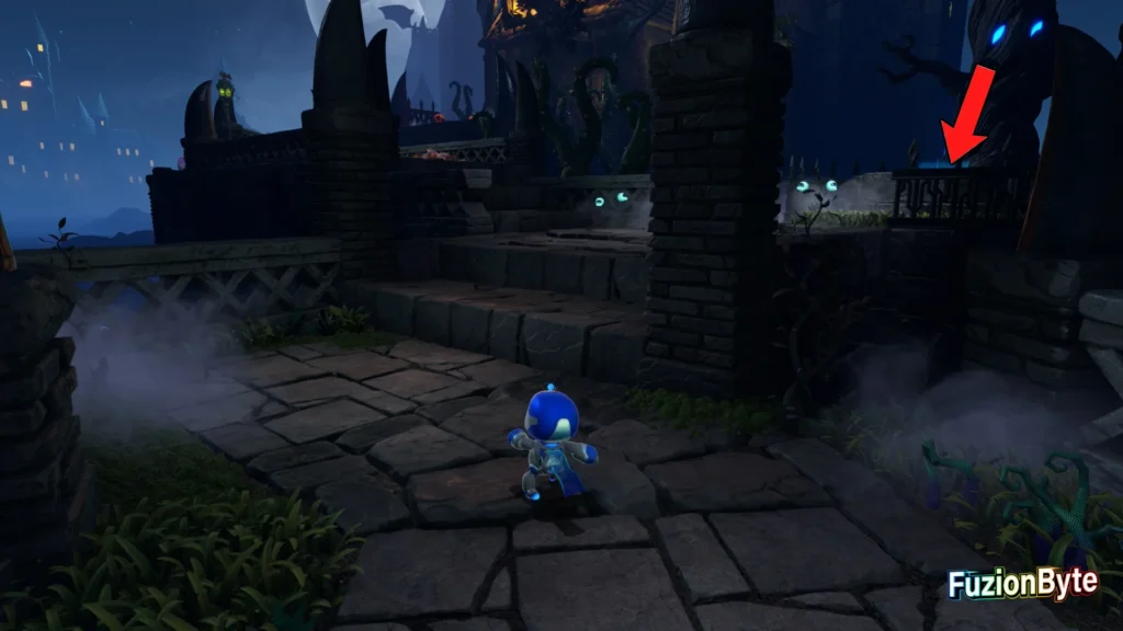 Astro Bot Lost Galaxy Ghouls and Bots Bot locations Bot 1 Burrow down