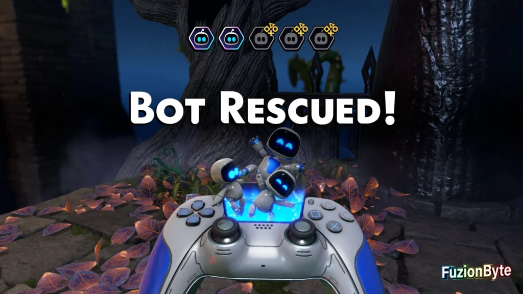 Astro Bot Lost Galaxy Ghouls and Bots Bot locations Bot 2 Rescued